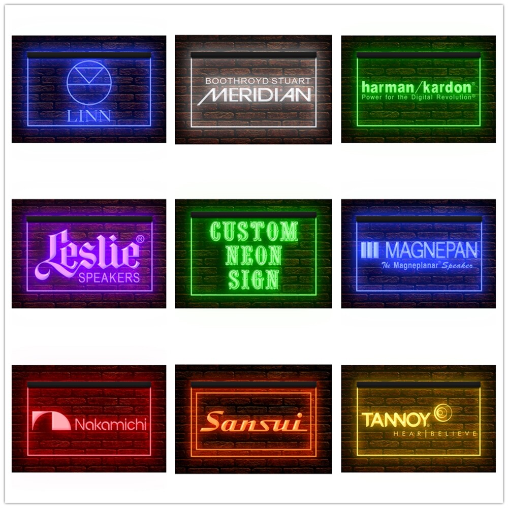 270102 Audio Studio Shop Loudspeaker Personalized Custom Neon Sign Light Display