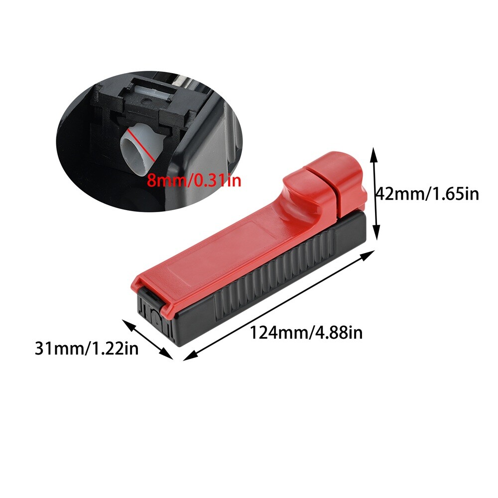 1 x Plastic Cigarette Maker Random Manual Single Tube Injector Rolling Portable