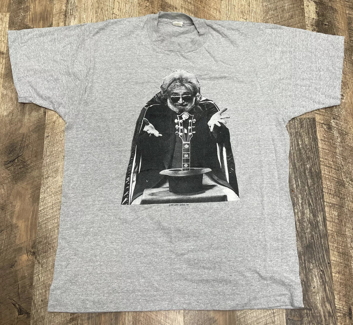 Grateful Dead Shirt T Shirt Vintage Jerry Garcia 1987 New York Lunt Fontanne M