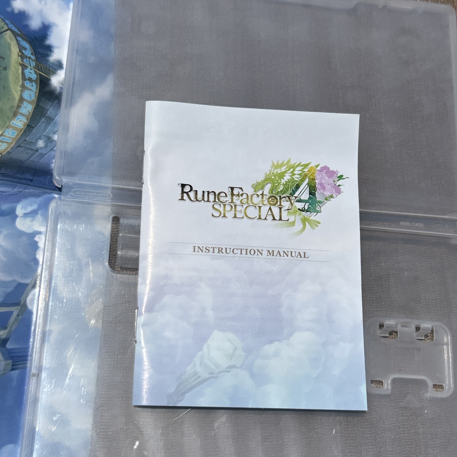 Rune Factory 4 Special Nintendo Switch Case & Manual Only NO GAME Replacement