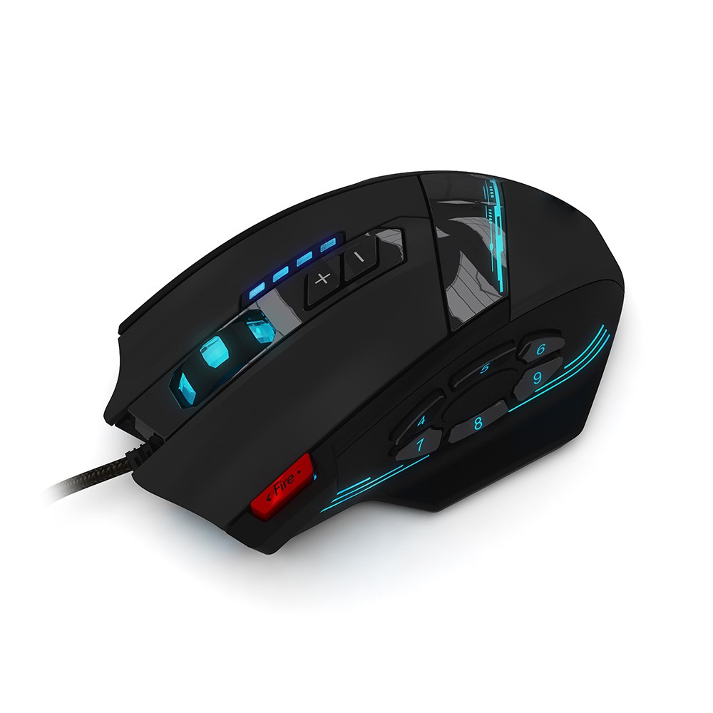 ZELOTES C-12 Wired USB Optical Gaming Mouse 12 Programmable Buttons Compute ASEW