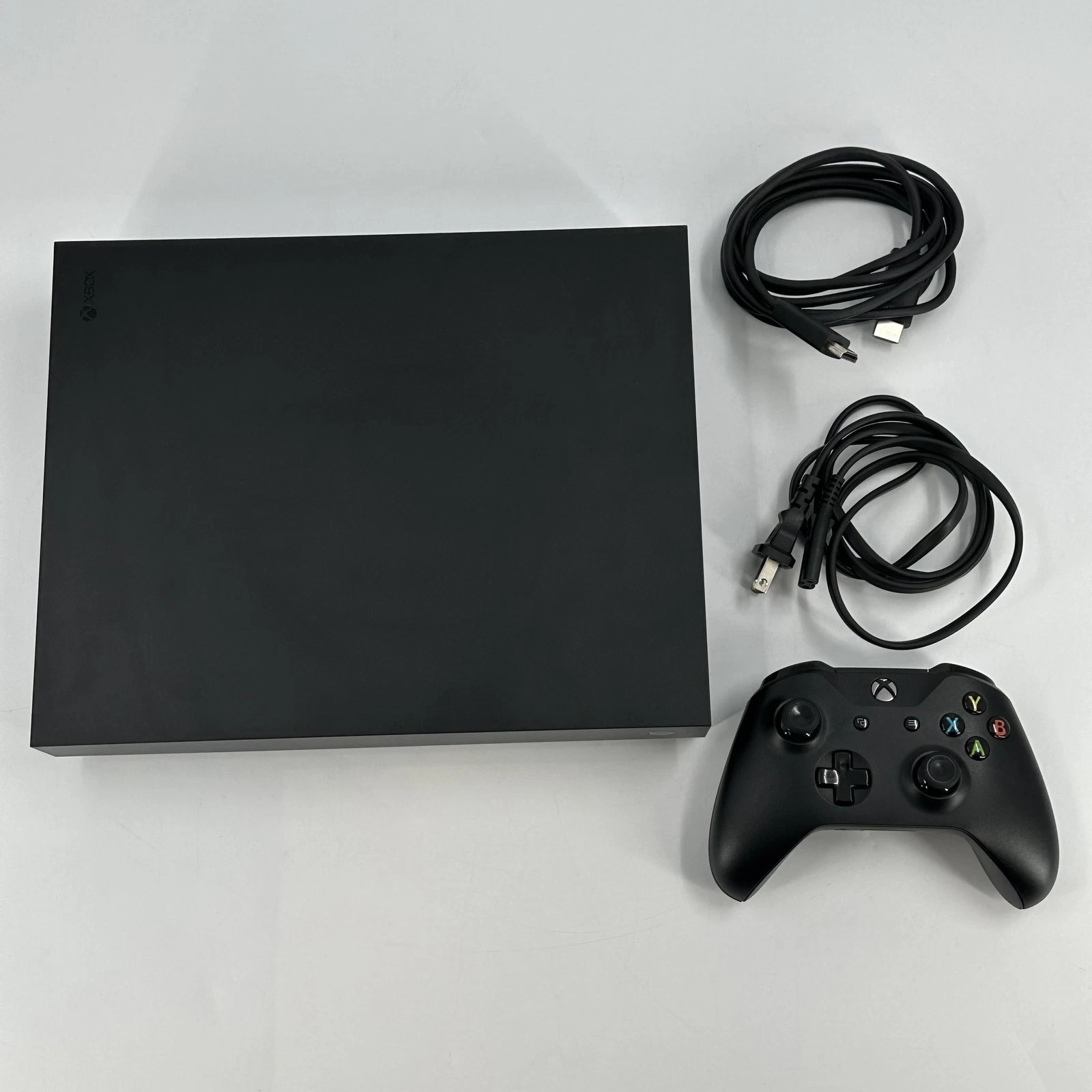 Microsoft Xbox One X Console Black 1TB w/ Controller/HDMI/Power Cord - Very Good