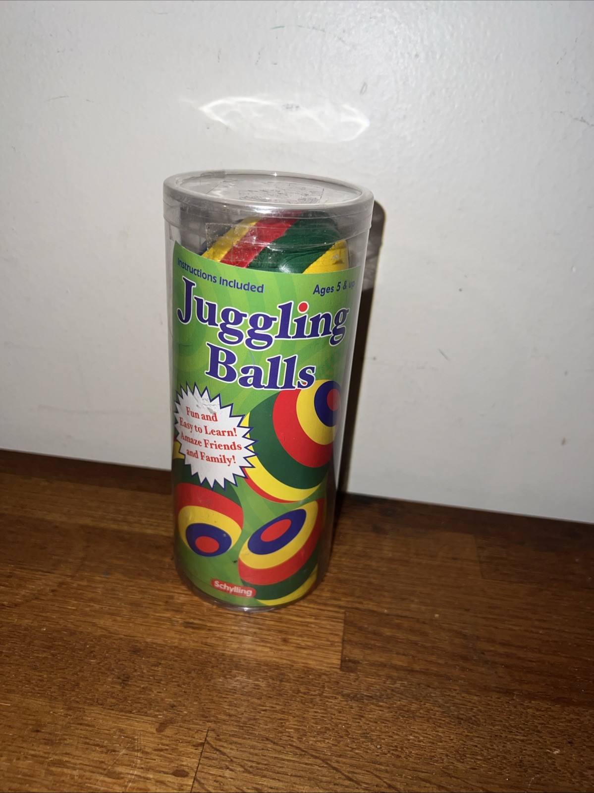 Schylling Juggling Balls Multicolored 3pk