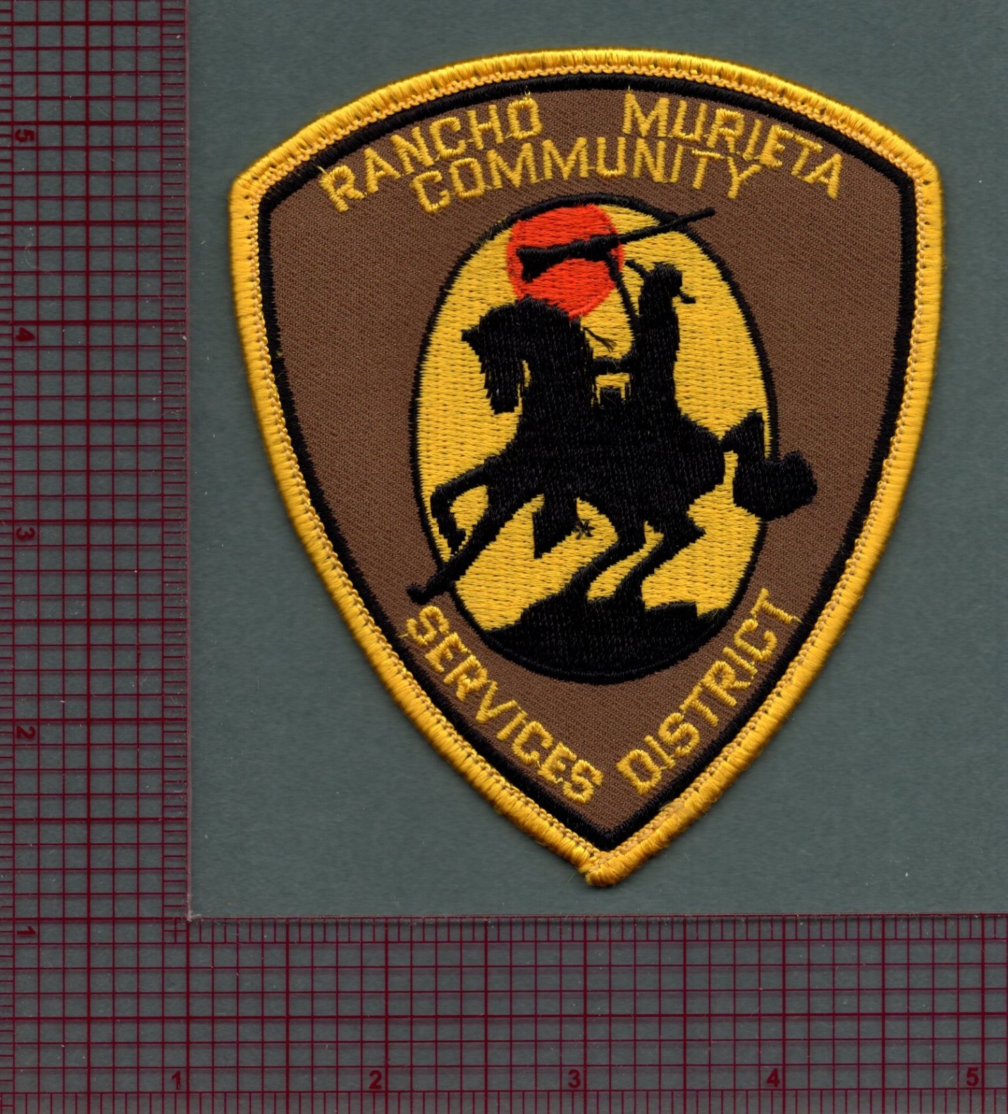 Rancho Murieta California CSD Police Patch