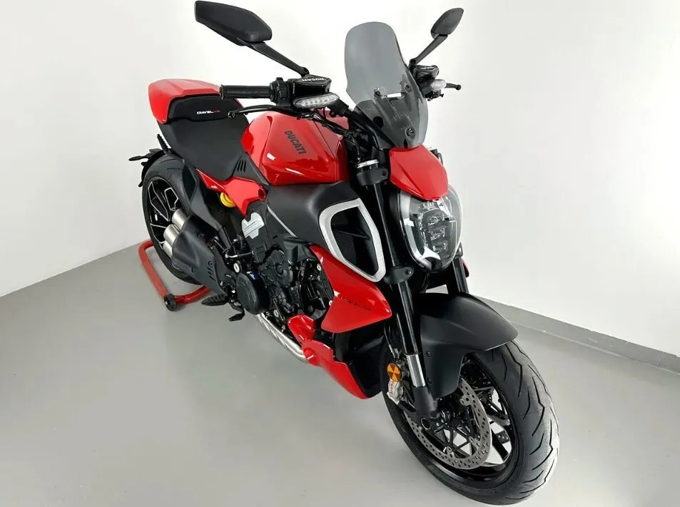 For Ducati Diavel V4 2023 2024 2025 Windshield Windscreen Wind Deflector