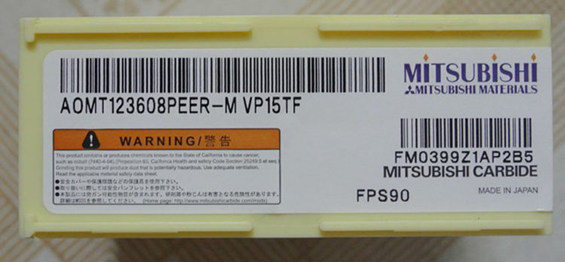 10pcs Carbide Inserts AOMT123608PEER-M VP15TF CNC blade
