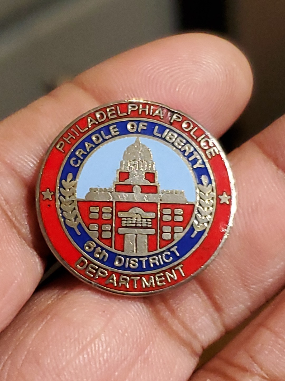 Philadelphia Police Department 6th District Pin