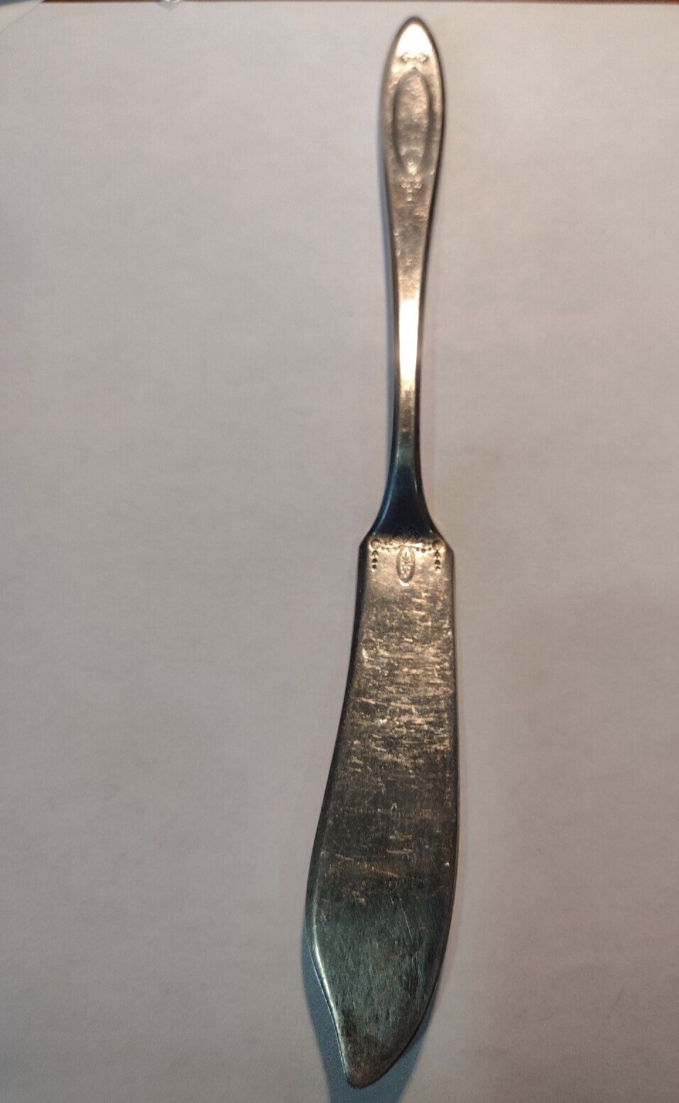 1917 ADAM MEAT FORK MASTER BUTTER Community Plate Oneida Serving silverplate