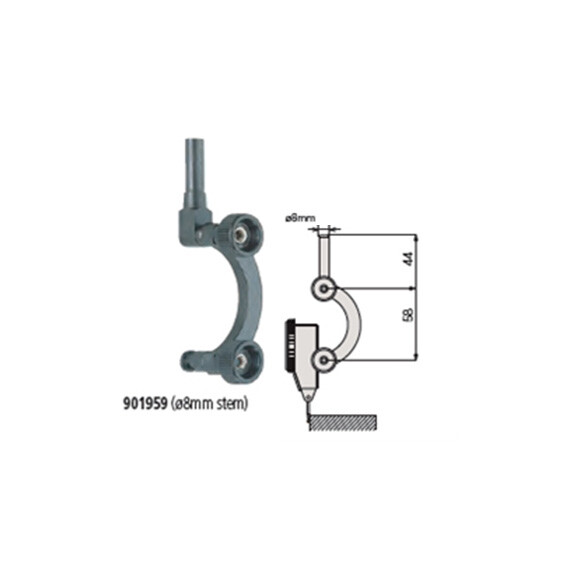 Centering Holder For Dial Test Indicator 4mm Stem Hole Mitutoyo 901959