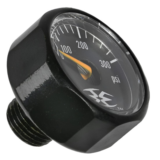 Empire MINI / MINI GS Regulator 300 psi Pressure Gauge - BLACK #72375