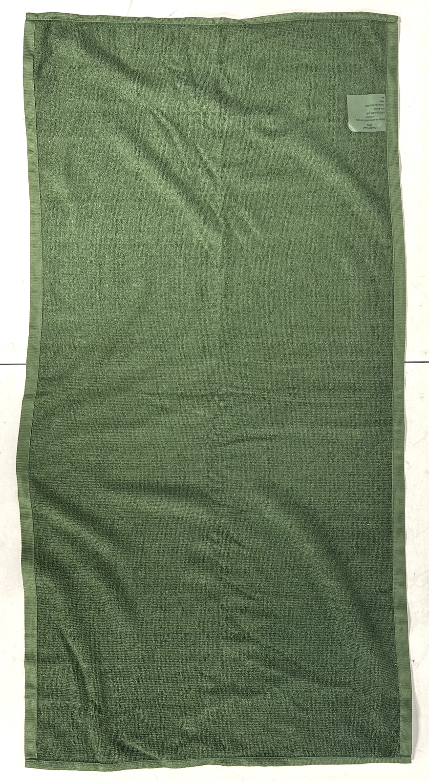British Military Issue Green Combat Towel, Medium