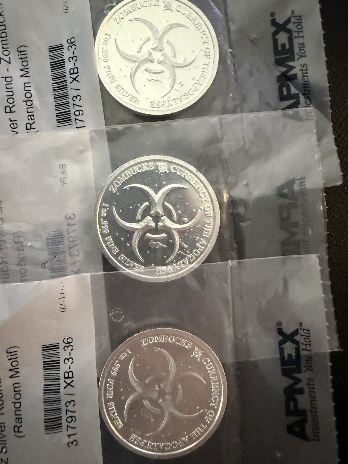 1 Oz Silver Coin .999 Zombucks The Barber 2018 APMEX Sealed