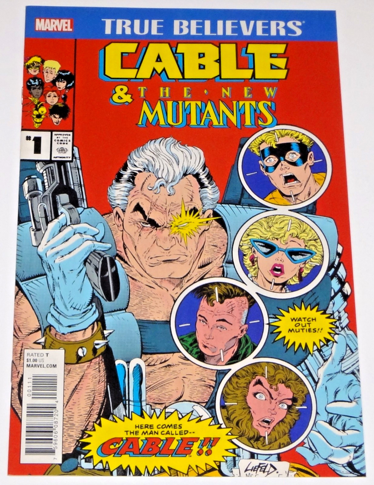 1990 THE NEW MUTANTS #87 NM REPRINT CABLE 1ST APPEARANCE 2017 MARVEL COMIC BOOK