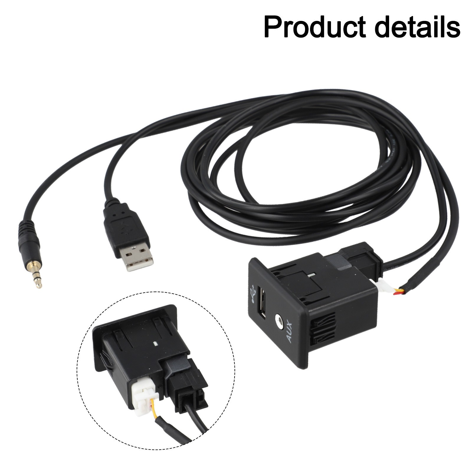 For Nissan 280234BA0B AUX Cable USB for Altima for frontier Rogue 2013 2019