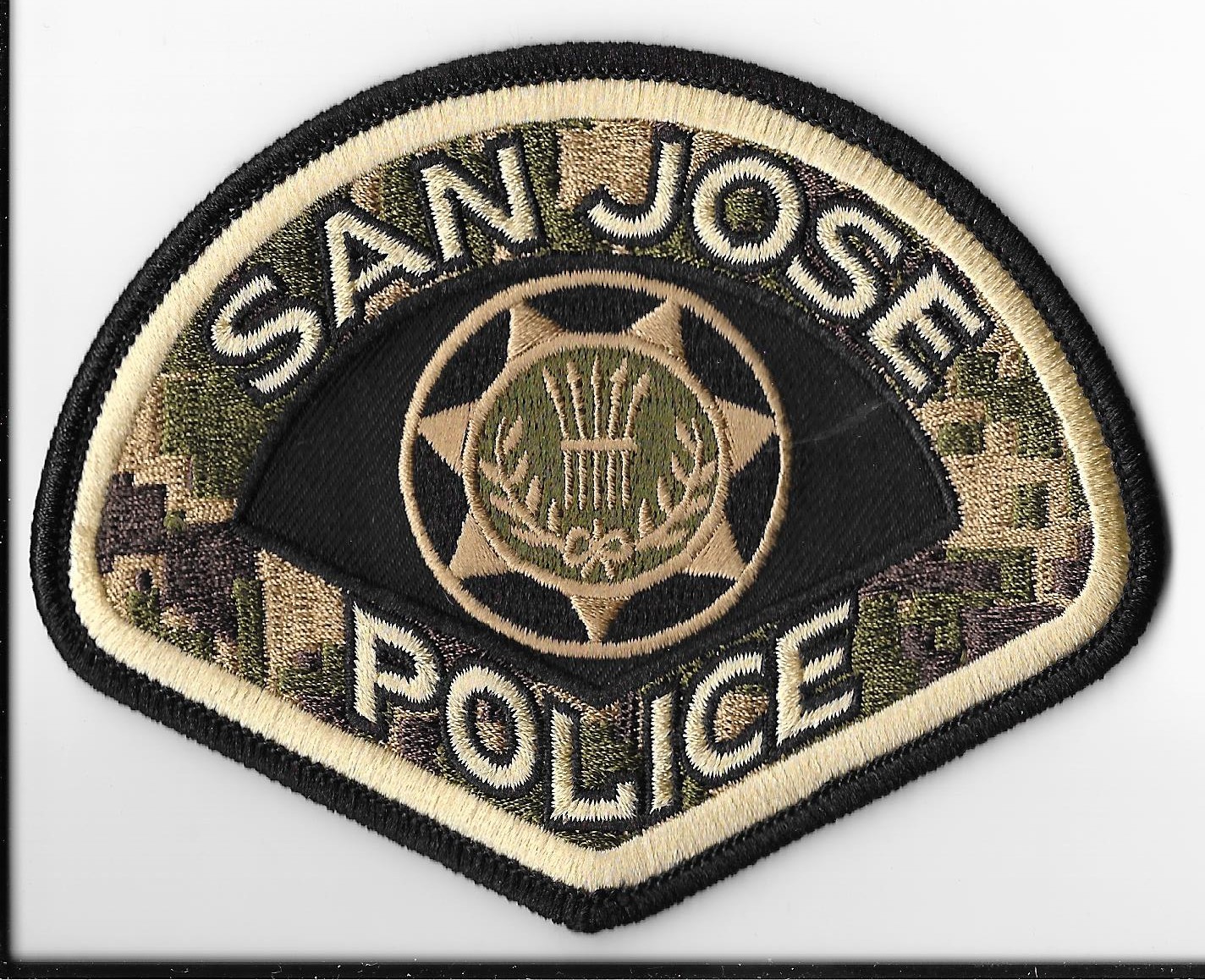 San Jose Police Department, California Military Appreciation 2021 Patch V1