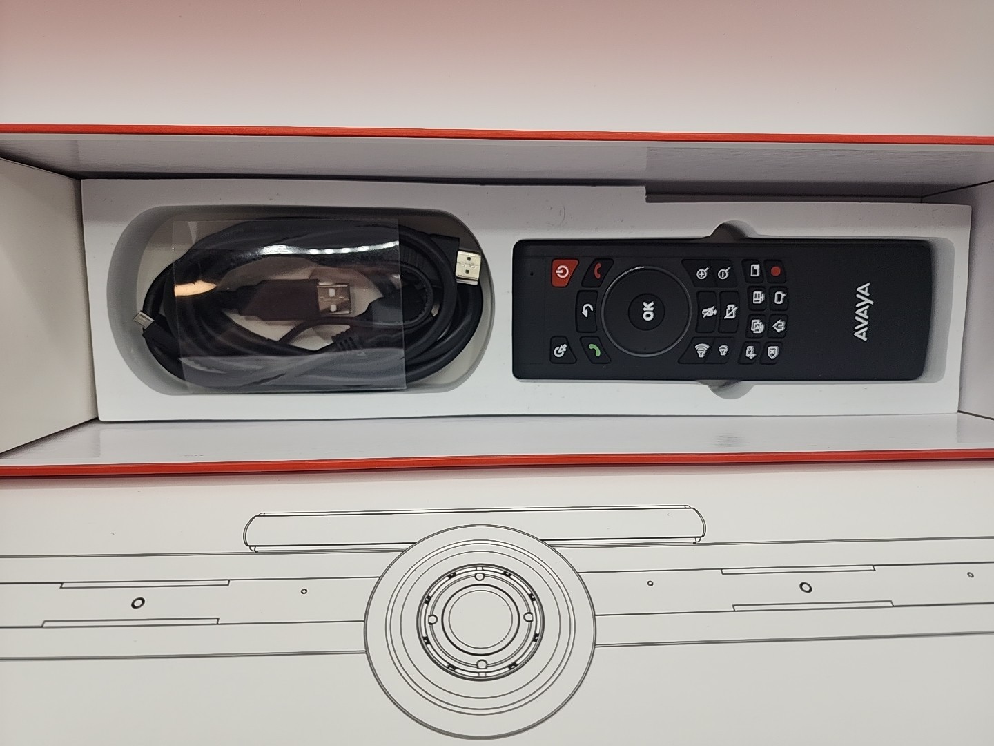 Avaya CU-360 Video Conferencing System Collaboration Unit Gray