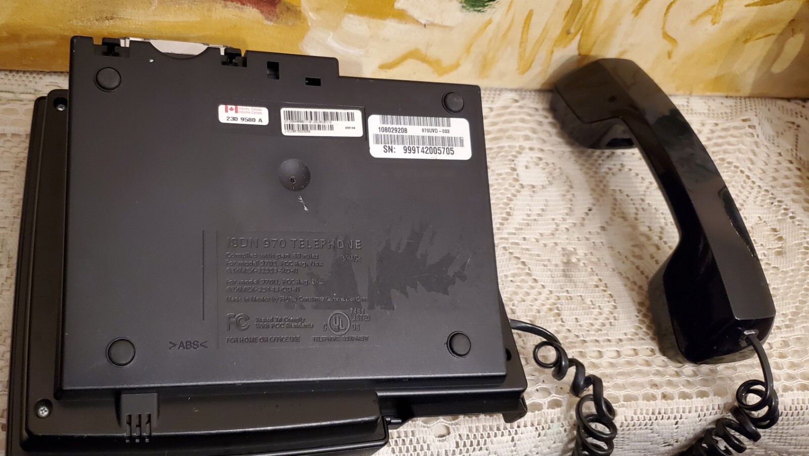 AT&T Lucent ISDN 970 Speaker Telephone 108029208 Untested