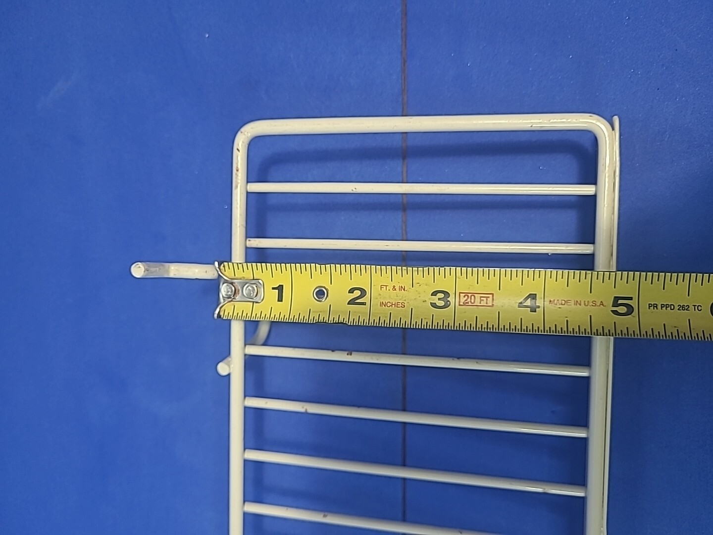(QTY 10) 4-1/2" X 15" Wire Pegboard Shelf