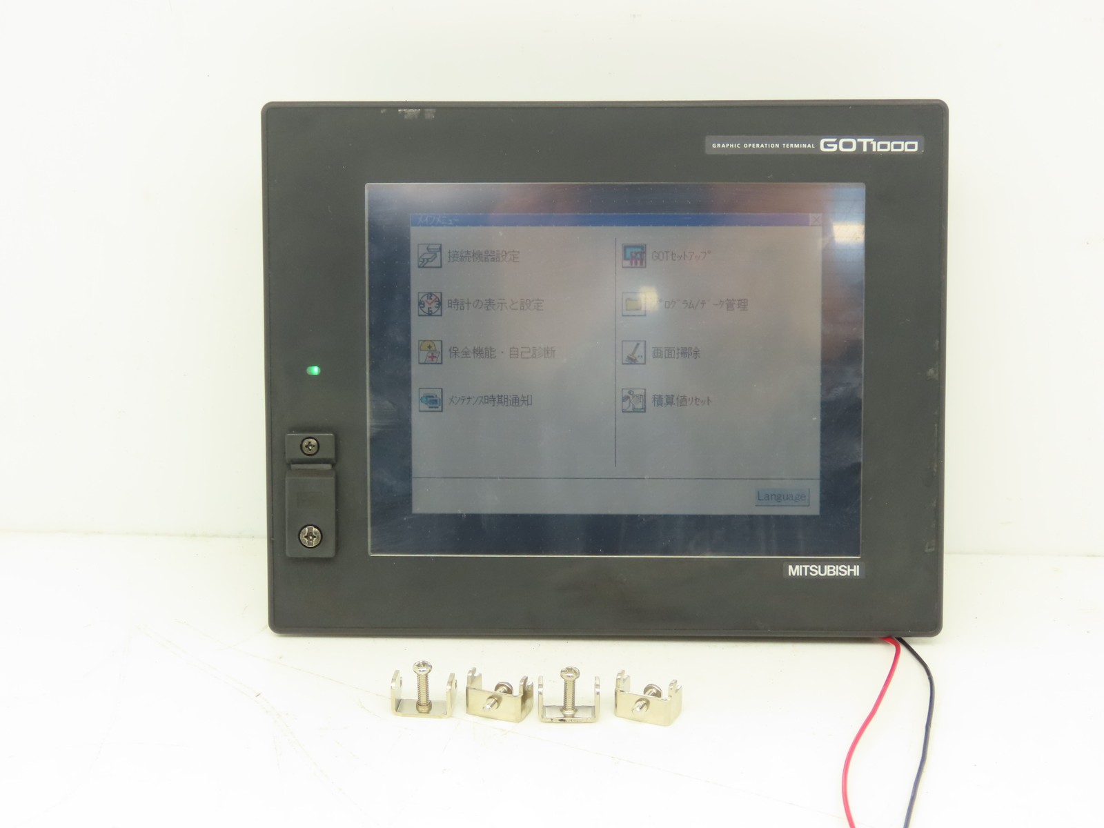 Mitsubishi GT1562-VNBD 8.4" Color Touch Panel VGA 640x480p 24VdC Color LCD HMI