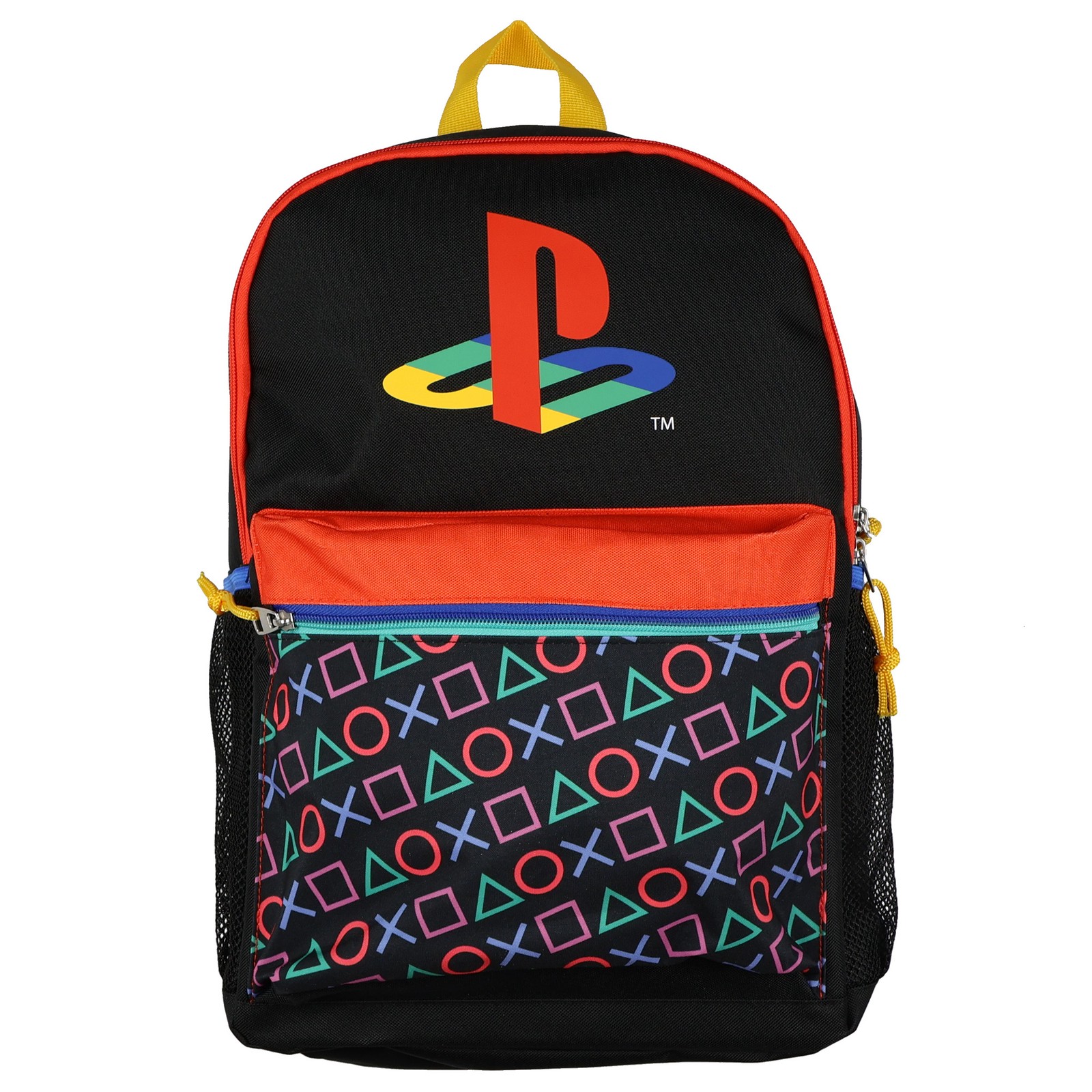 PlayStation Backpack 18" Classic PS Logo & Controller Symbols Print Book Bag