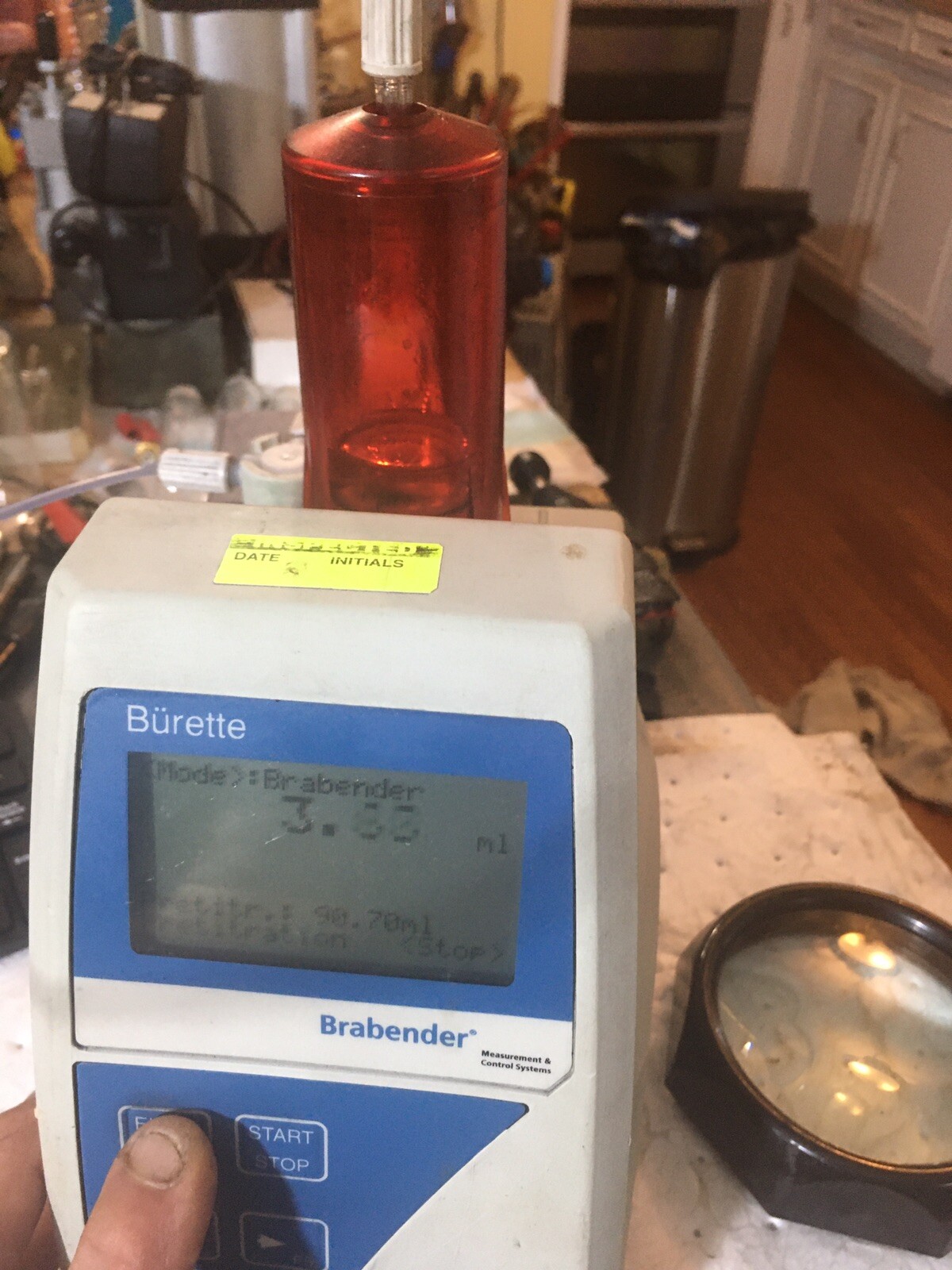 BRABE NDER UNIVERSAL BURETTE  50ML used