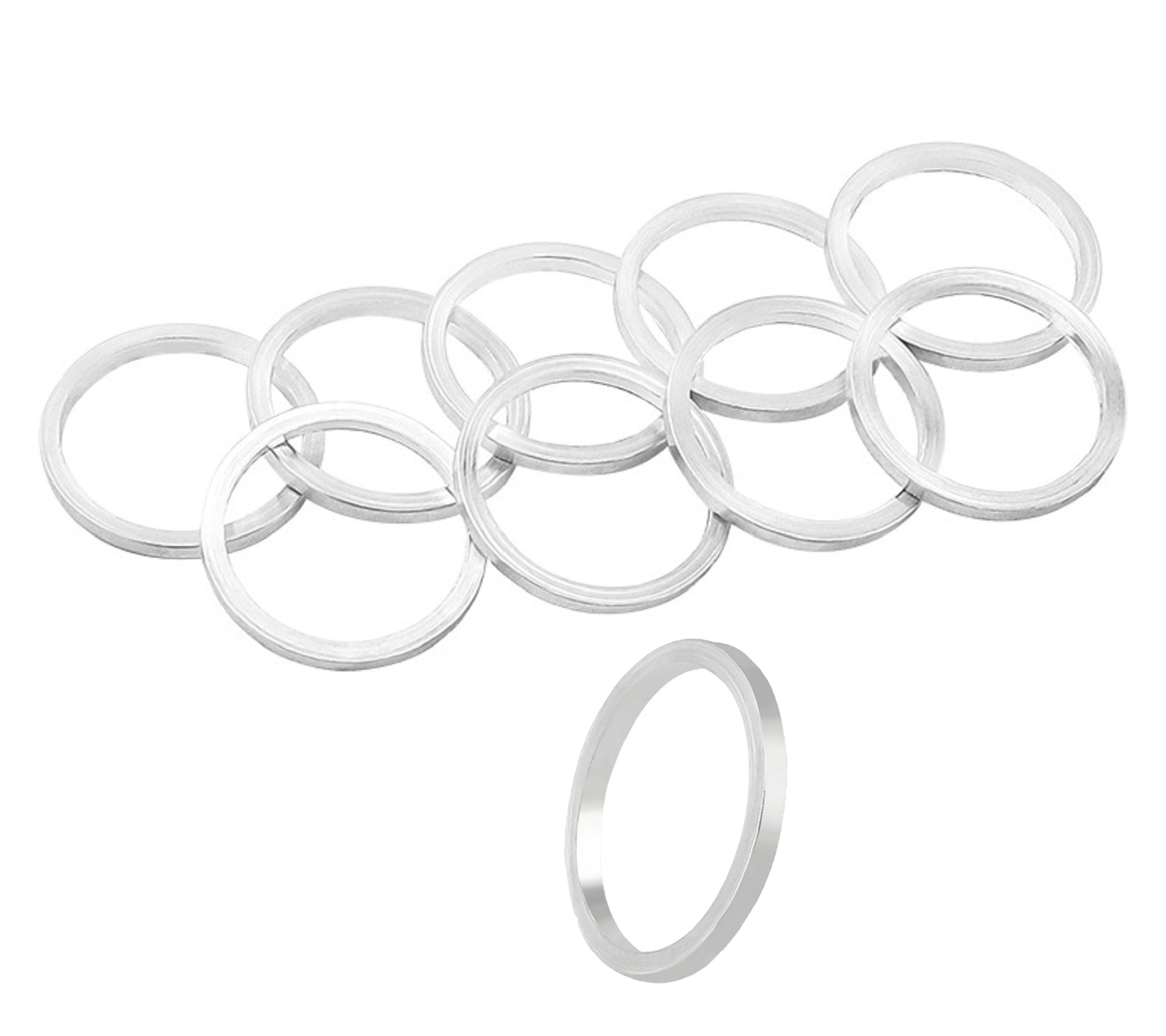 40pc Bike Bottom Bracket Speed Cassette Washer Flywheel Hub Washer Spacer 1/ 2mm