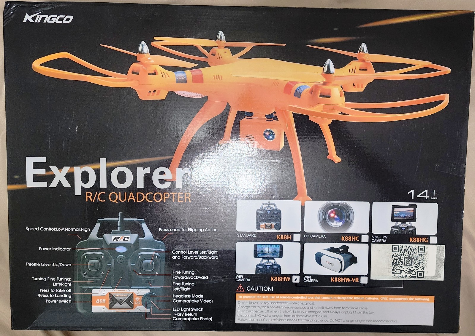 Drone, Explorer R/C Quadcopter, new in the box