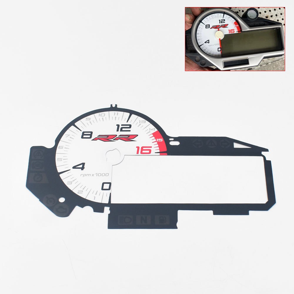 Sticker Disc For BMW S1000RR HP4 2017-2018 Speedometer Tachometer Paper"