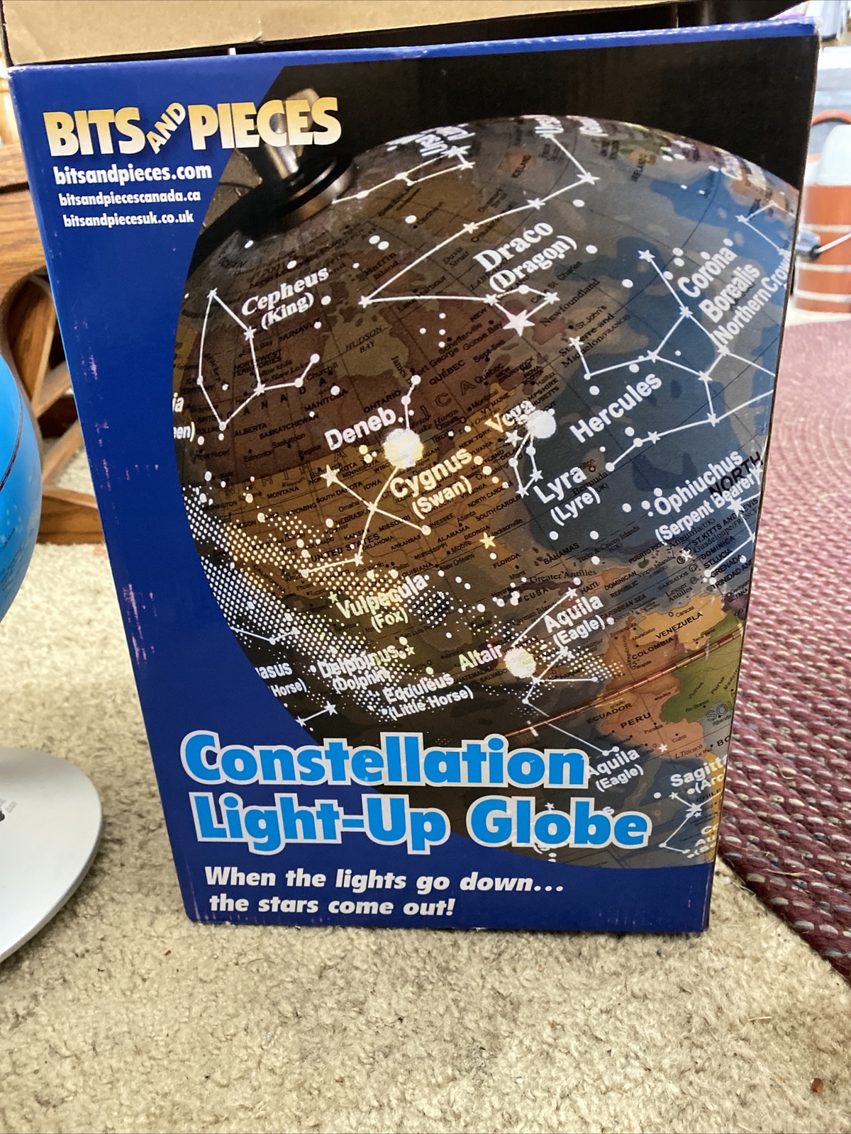 9" Bits And Pieces Constellation Light Up Globe