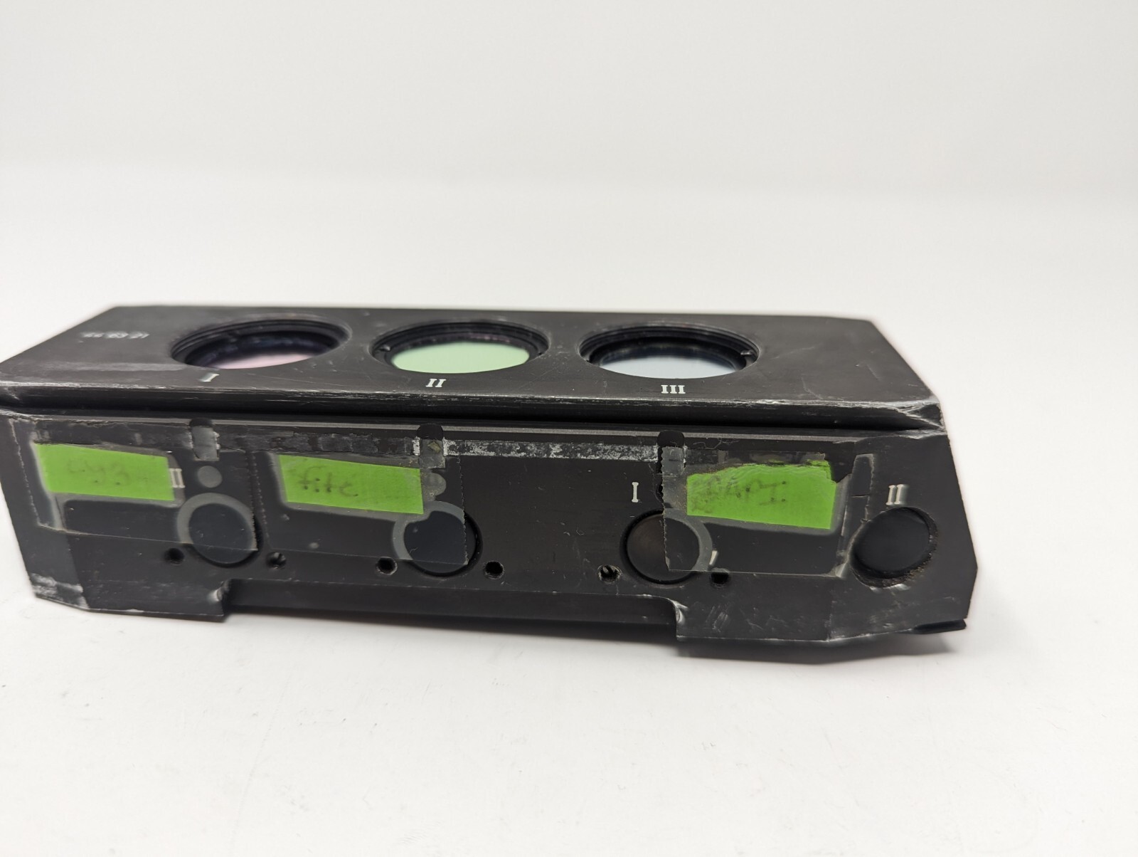 Zeiss Axiovert Fluorescence Cube Filter Slider 446321 44 63 21 CY3 FITE DAPI
