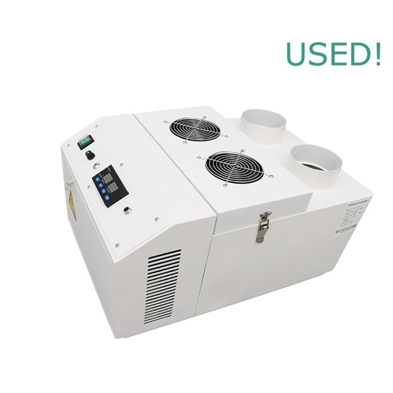 USED! Ultrasonic Industrial Humidifier Cooler Sprayer 15kg/h 110V 1500W 2 Holes