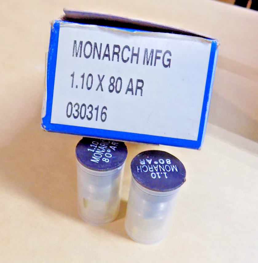3, Monarch 1.10 80°AR OIL BURNER NOZZLE  New Old Stock- 3 per bid