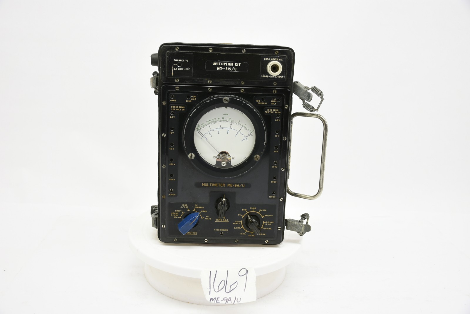 Vintage Military Multiplier Kit MX-815/U Me-9A/U Multimeter