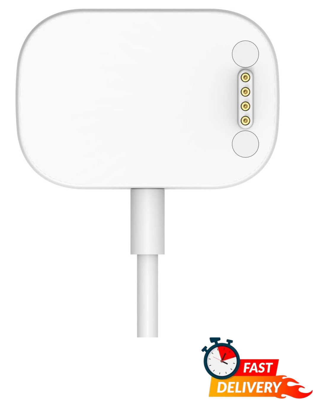 Magnetic Charging Dock for Kids Smart Watch Charger Stand 5FT Cable White