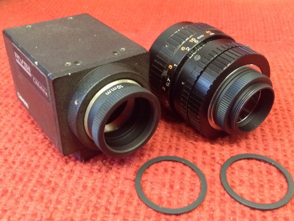 RVSI - Camera, Model CM4000, with a FUJINON TV Lens- 1:1.7 / 35,Model #HF35A-2M1