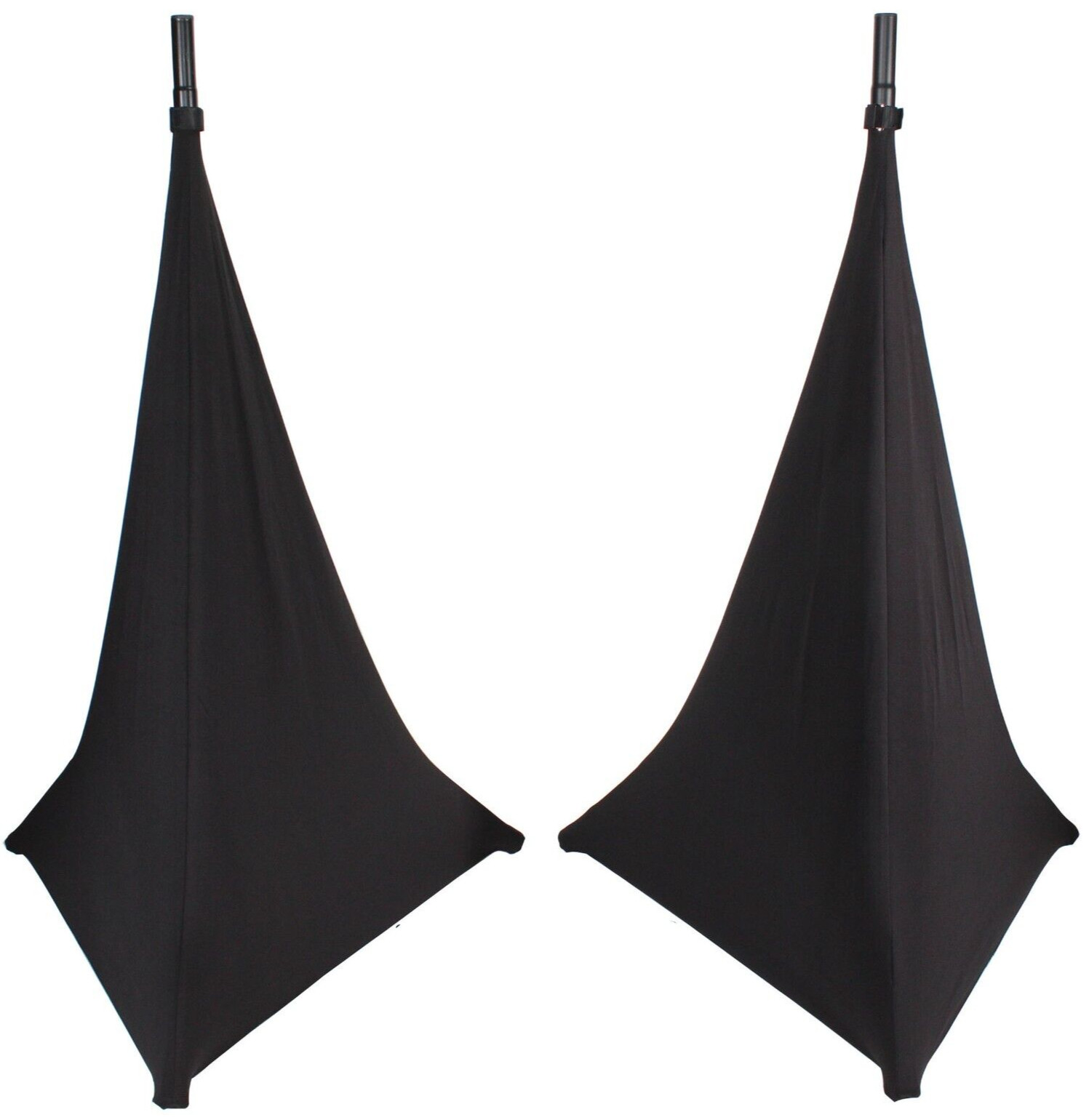 ProX X-SP2SC-BLX2 2 Pack Lycra Cover Scrim for Speaker Tripod or Lighting Stand