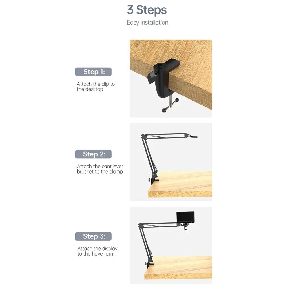 TZ1(35MM) Microscope Stand Adjustable Metal Bracket Microscope Mount US Shipping