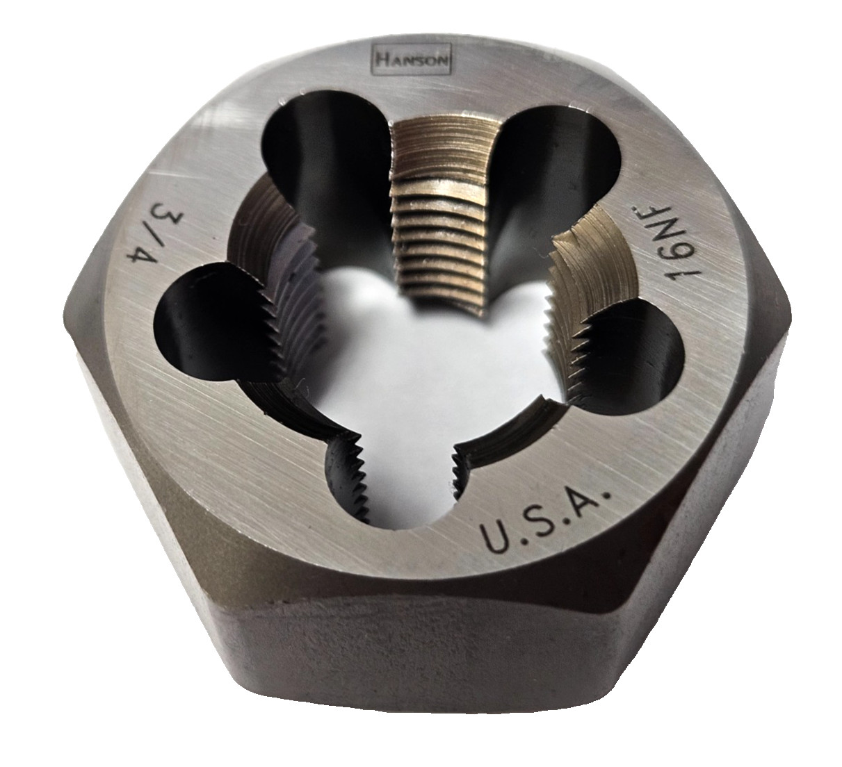 3/4-16 NF x 1-7/16" Hex Die Irwin Hanson 7260 CS RH Rethreading