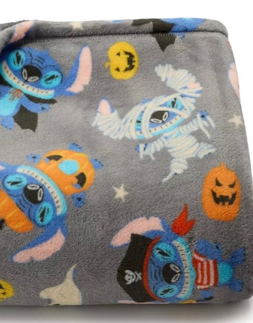 Disney Lilo STITCH in Costumes Soft Throw Blanket 5' x 6 ft -The Big One -New