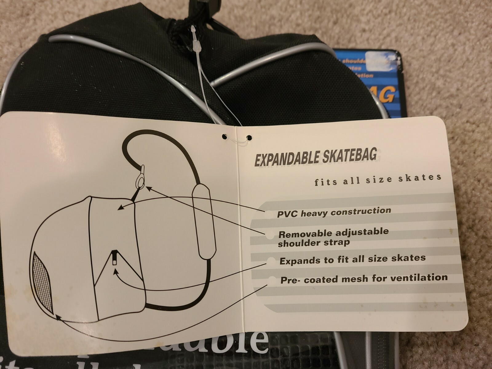Expandable Skate Bag XCS Gear