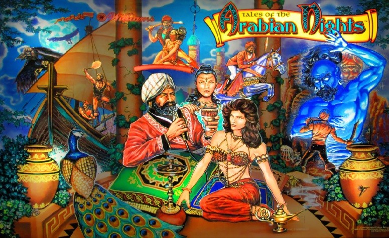 TALES of the ARABIAN NIGHTS NON GHOSTING Kit custom SUPER BRIGHT PINBALL LED KIT