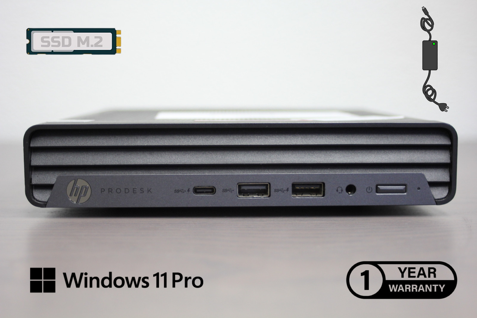 HP ProDesk Mini 600 G6 i5-10TH Up to 3.8GHz 32GB RAM 512GB M.2 Win11 Pro Wi-Fi