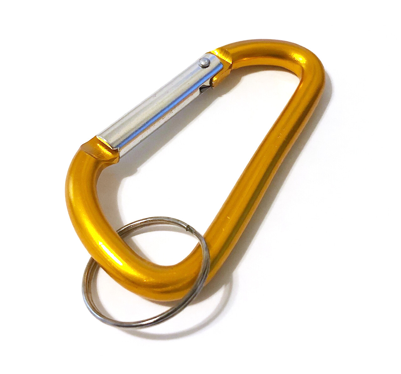 10pc 3" Aluminum Carabiner D Shape Buckle Pack Spring Snap Keychain Clip Hook OR