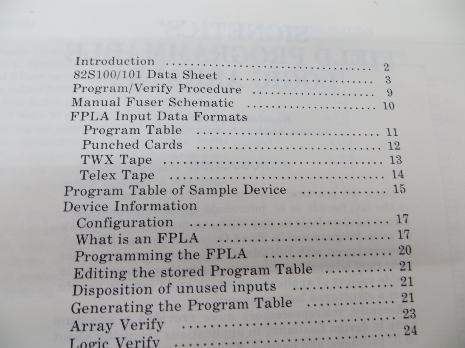 Signetics Field Programmable Logic Arrays 1976 Databook Tech Manual vintage vtg