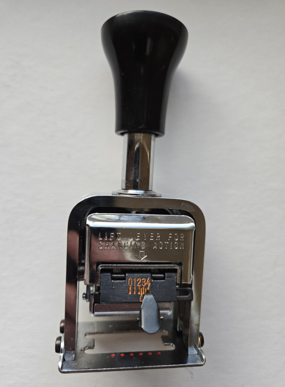 Penn State Automatic Numbering Machine With Original Box Paperwork Japan