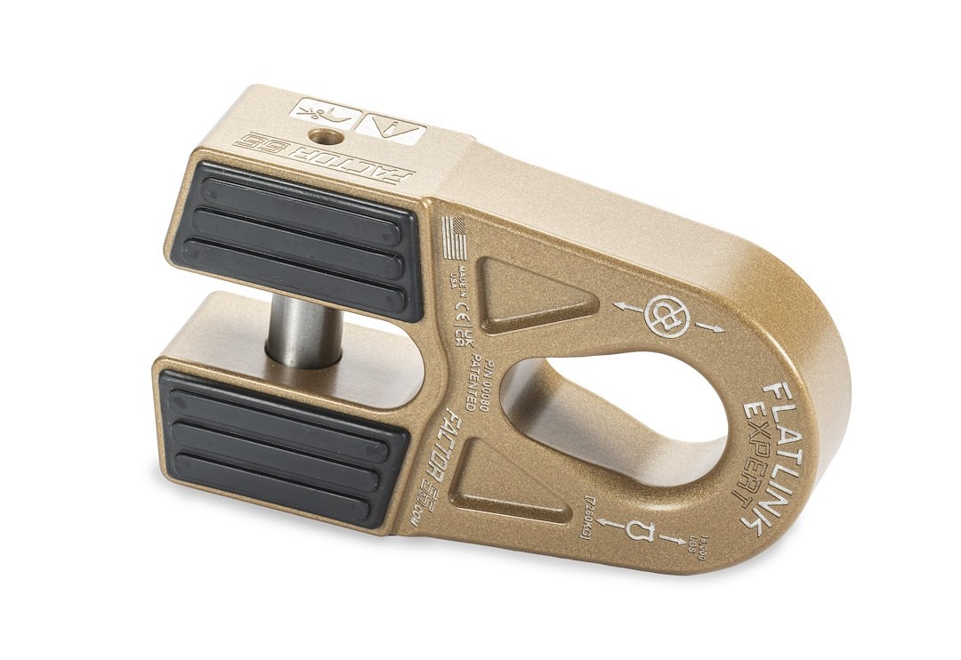 Factor 55 00080-92 Winch Cable Shackle Mount FlatLink E Bronze 16000lb Capacity