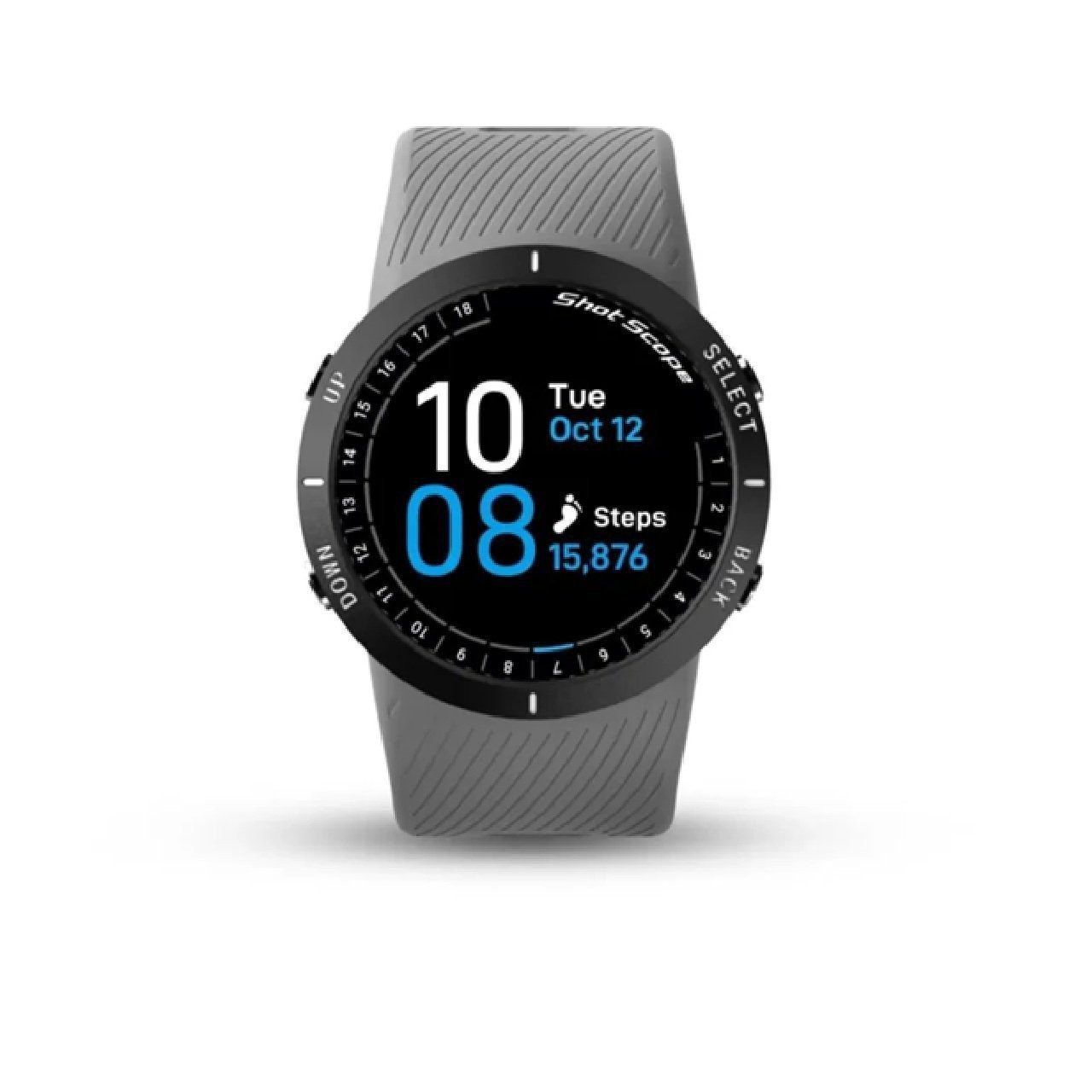 Shot Scope V5 GPS and Automatic Performance Tracking Golf Watch - Grey