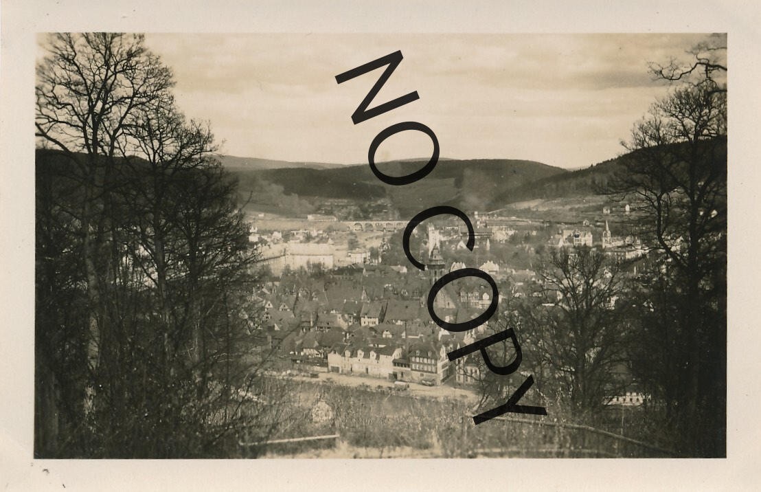 Photo View Of Hann Minden From The Tillyschanze 1930 X109