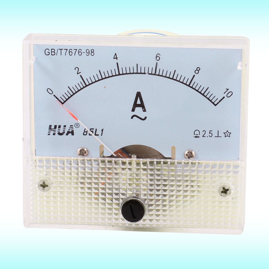AC 10A Rectangle Panel Analog Current Meter Ammeter 85L1