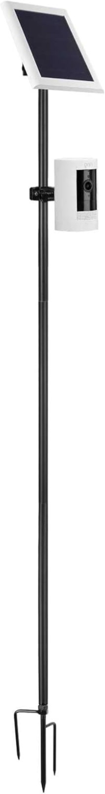 Versatile 2-in-1 Ground Stake Mount for Cameras & Solar Panels - Adjustable 51in